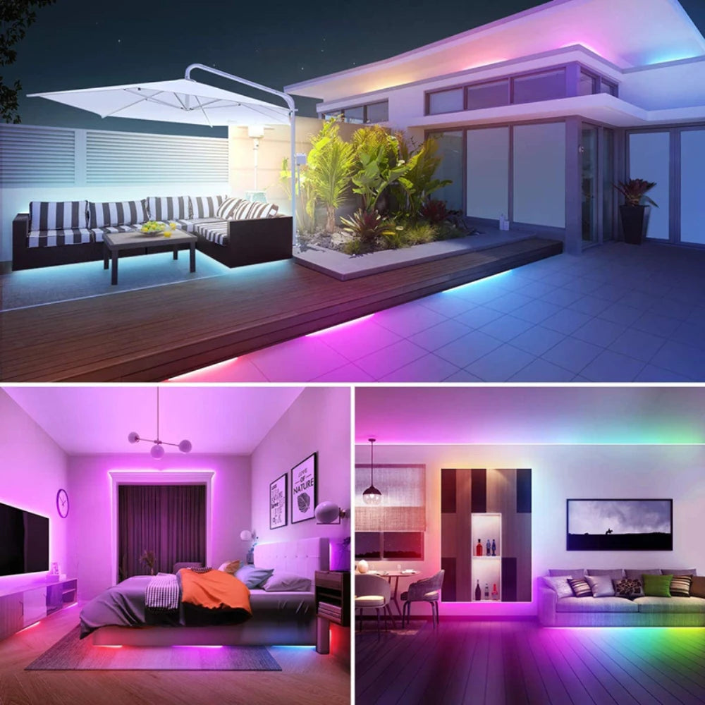 RGB USB LED Strip, APP with 44 Key Remote Control